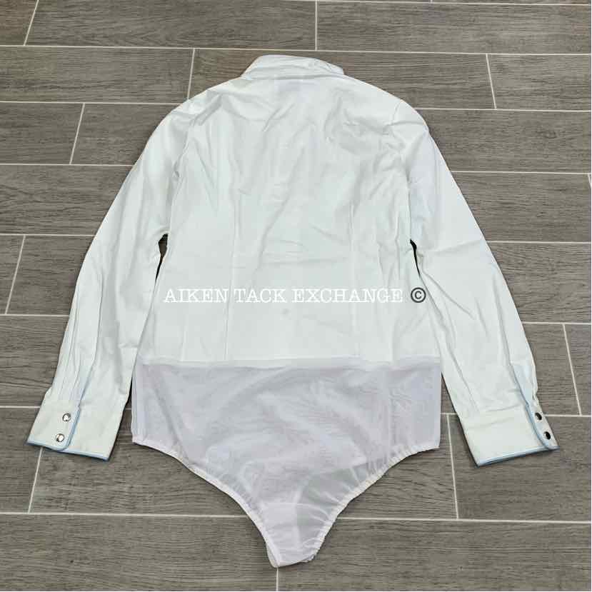 KAKI Bodysuit Show Shirt, Size 14