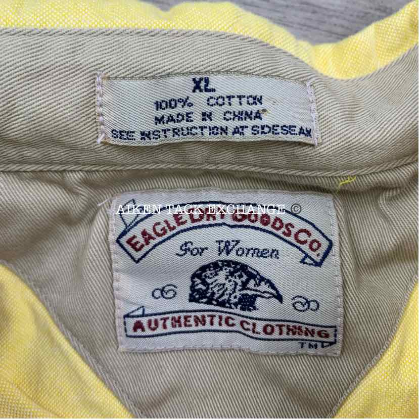 Parelli Eagle Dry Goods Long Sleeve Button Up Shirt, Size XLarge