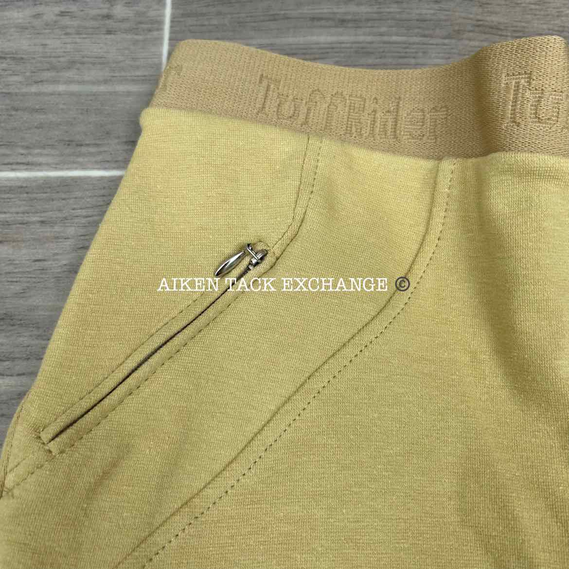 TuffRider Cotton Knee Patch Pull On Tights, Size 32