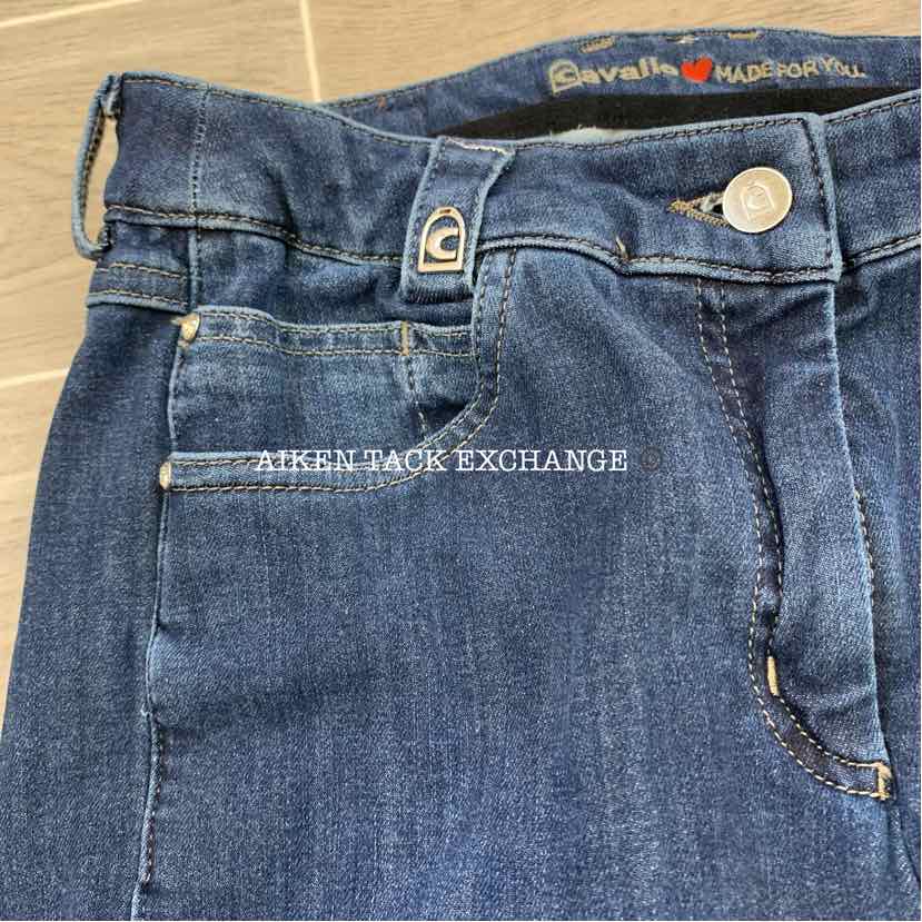 Cavallo Silicone Grip Full Seat Denim Breeches, Size 26