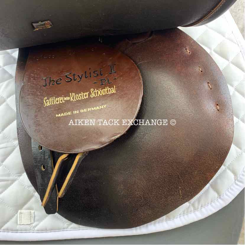 **SOLD** Courbette The Stylist II DL Close Contact Saddle, 16.5" Seat, 31 Tree - Medium Wide, Foam Panels