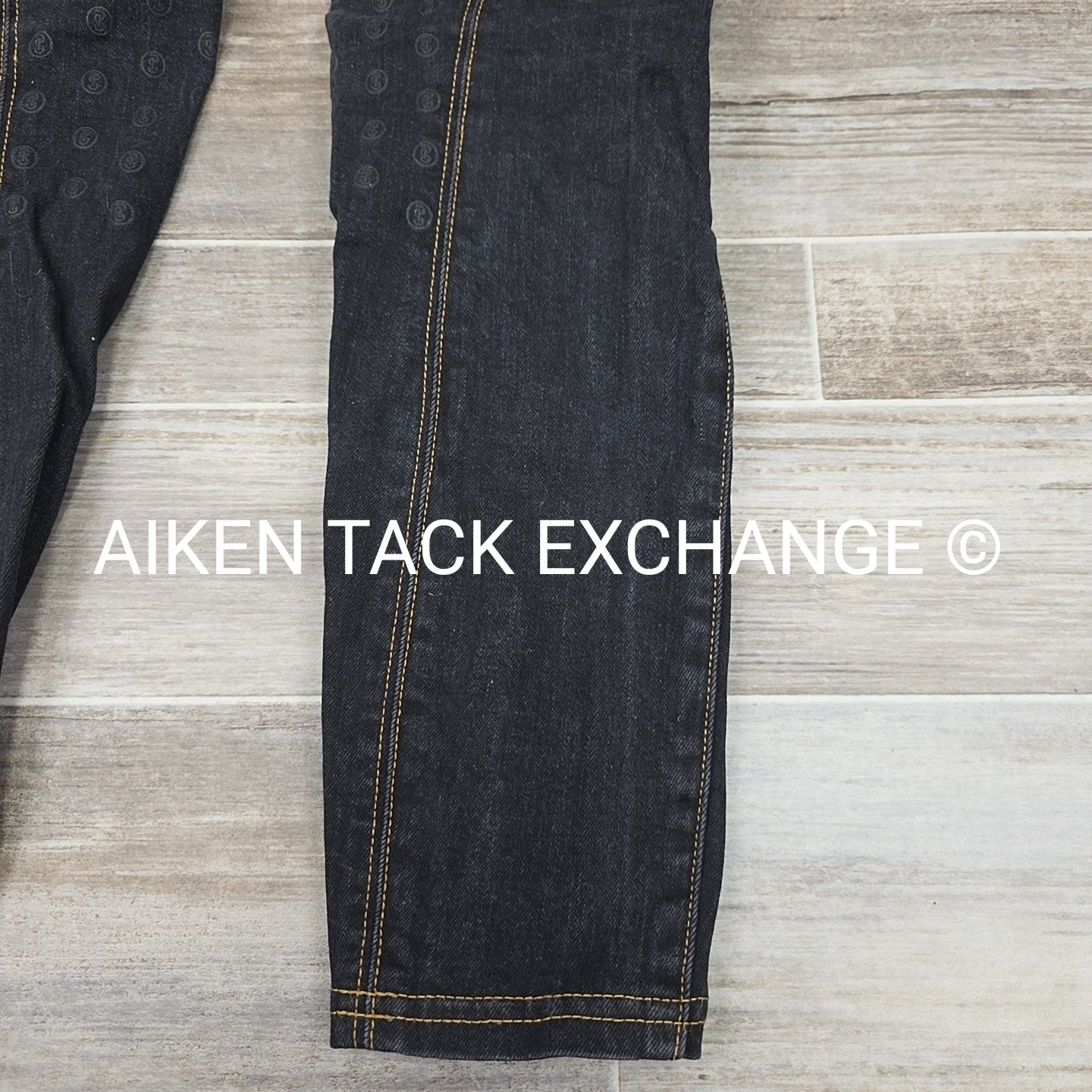 PS of Sweden Denim Silicone Grip Full Seat Breeches, Size 10 (EU 40)