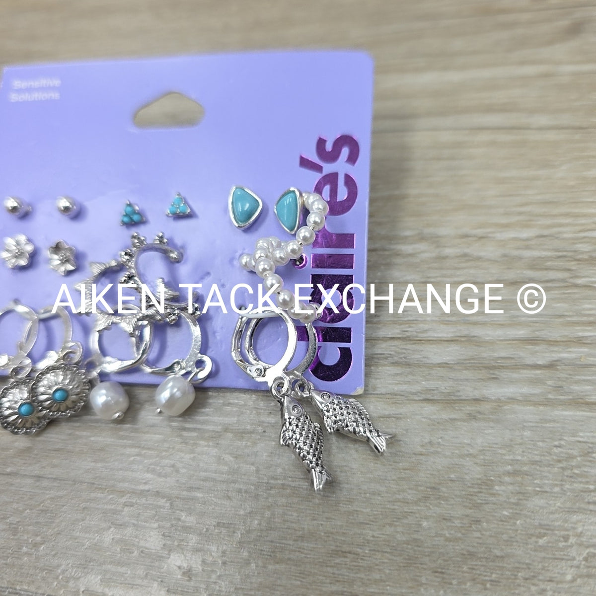 Turquoise Earring Set - 9 Pairs Total