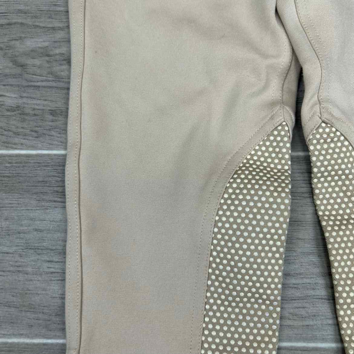 KAKI by Kathryn Hall Silicone Grip Knee Patch Breeches, Size 10