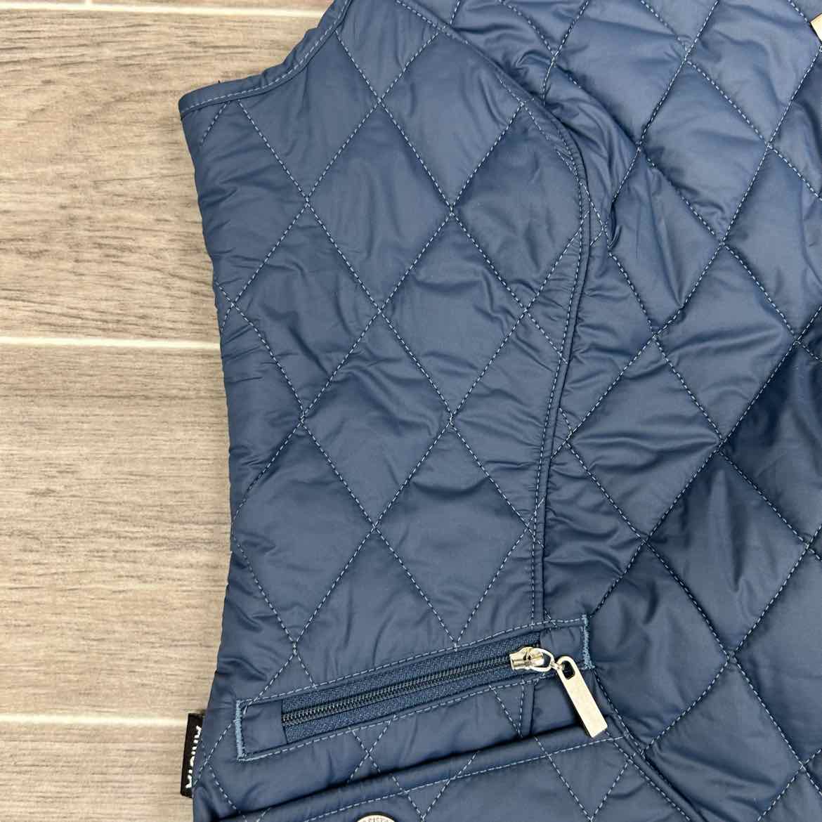 Arista Quilted Vest, Bluestone, Size Large