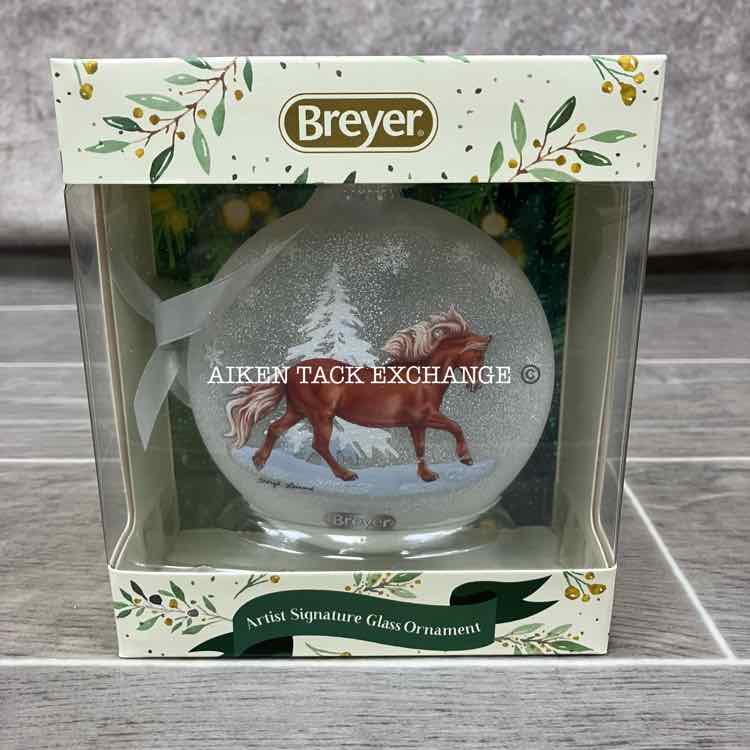 Breyer Artist Signature Glass Ornament