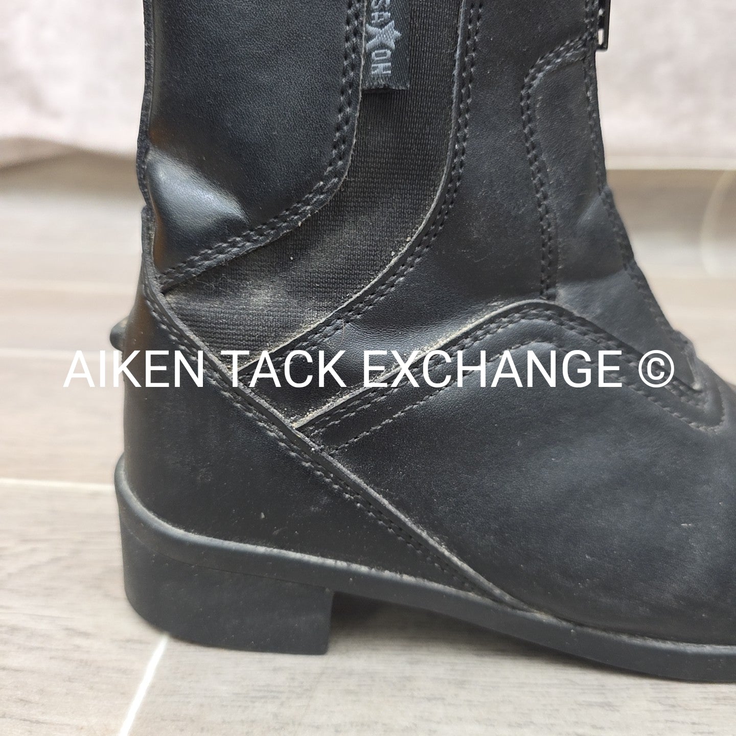 Saxon Syntovia Zip Paddock Boots, Size 5