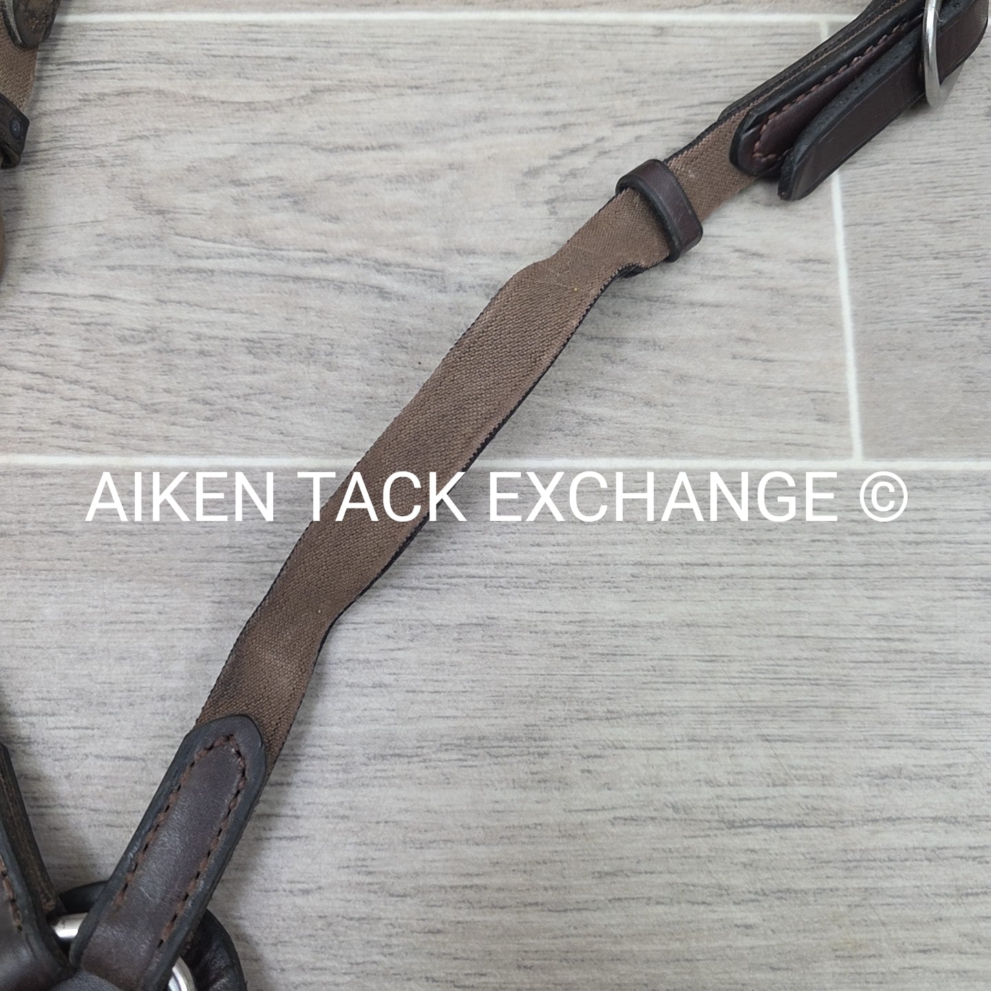 Nunn Finer Breastplate with Elastic, Brown, Size Cob