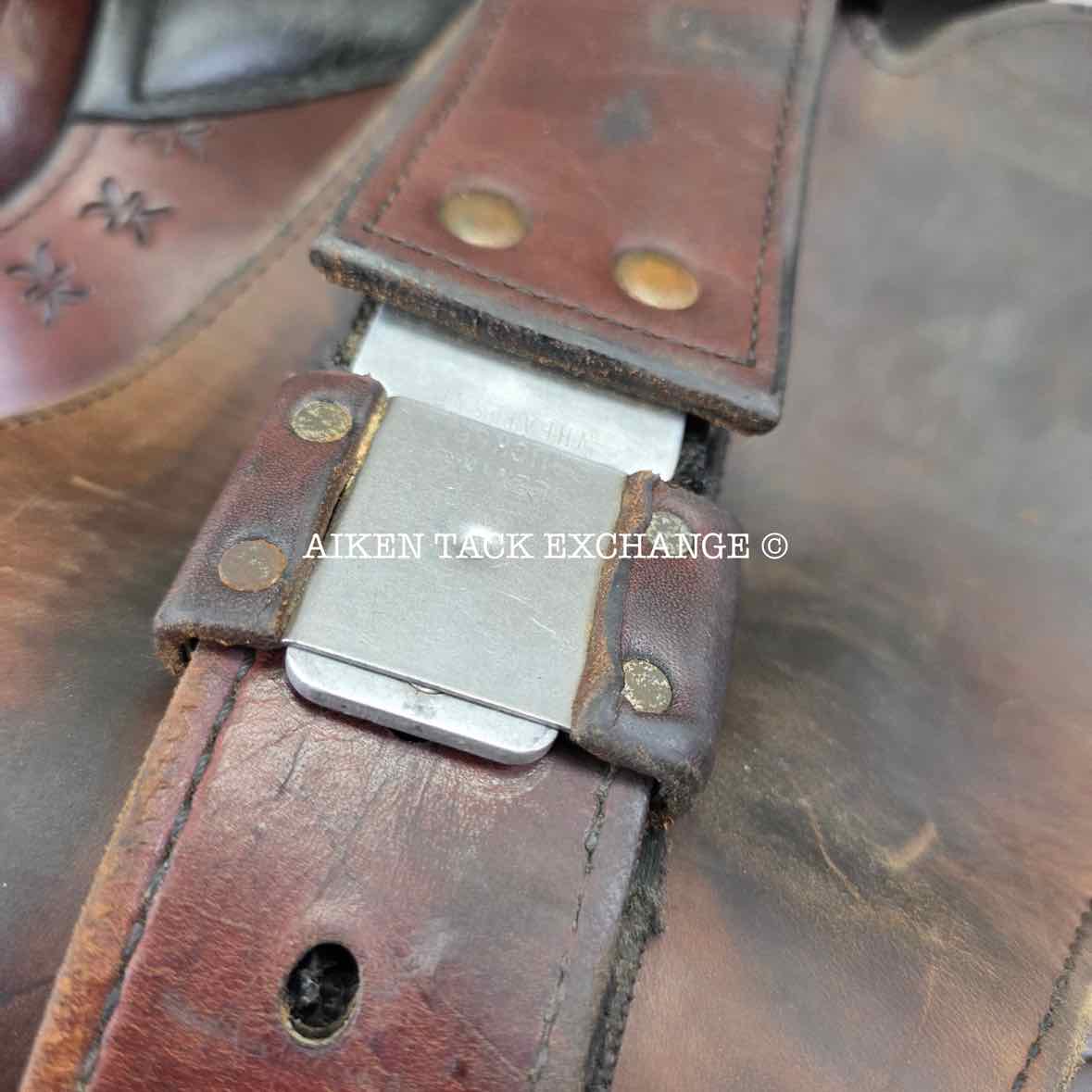 2013 Circle Y 1581 Alabama Trail Gaiter Western Saddle, 17" Seat, Wide Tree - Full QH Bars