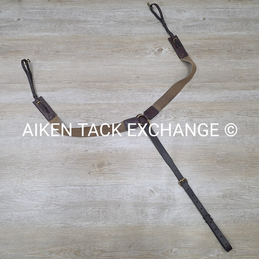 Nunn Finer All Purpose Elastic Breastplate, Brown, Size Full