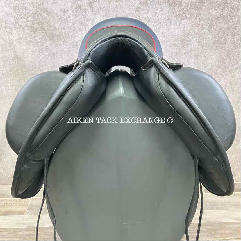 2021 Custom Saddlery Icon Flight Monoflap Dressage Saddle, 17.5" Seat, Short Flap, Adjustable Tree, Wool Flocked Panels