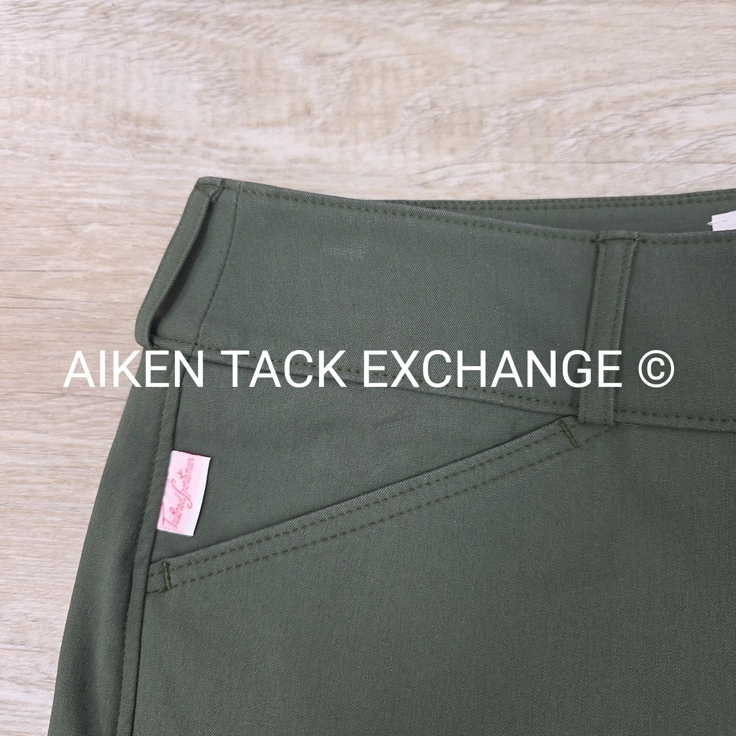 Tailored Sportsman Trophy Hunter Knee Patch Breeches in Hunter Green, Women's 32