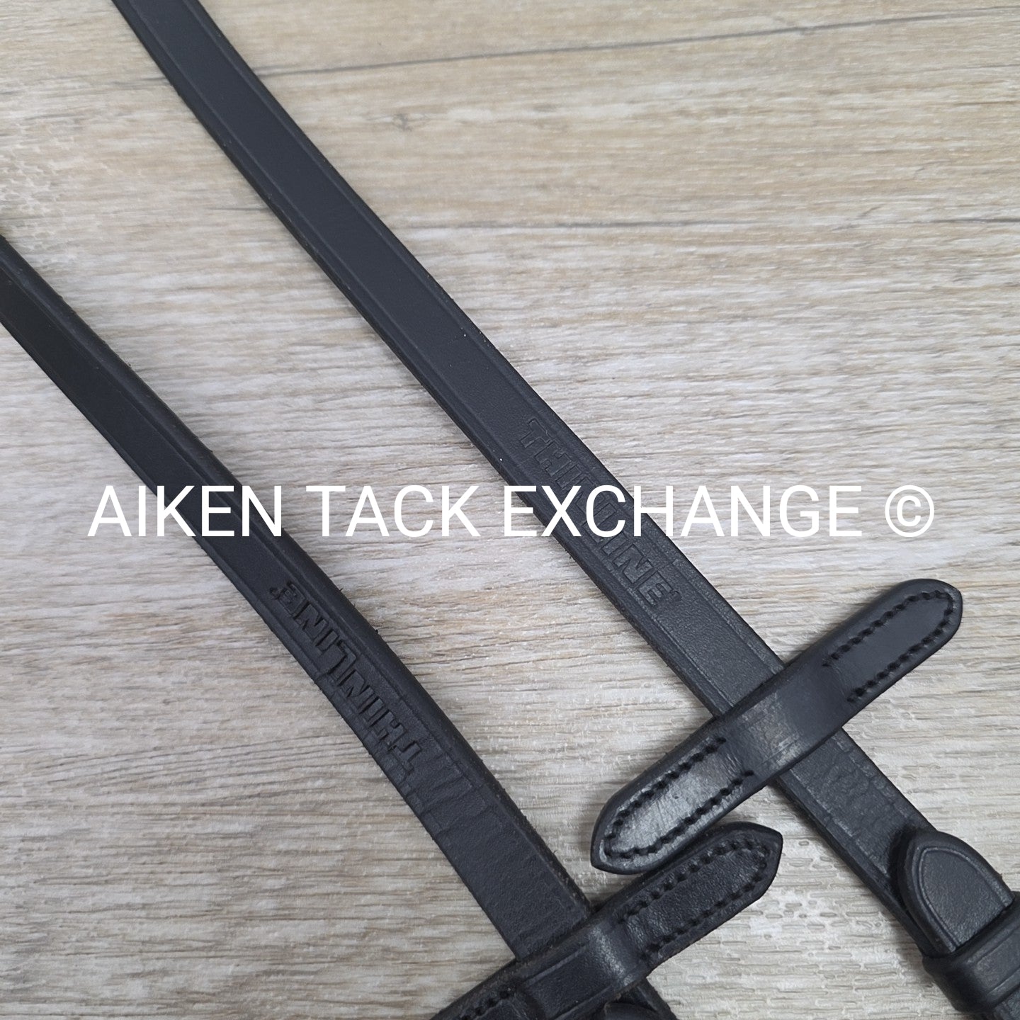 ThinLine English Reins, Black, 60"