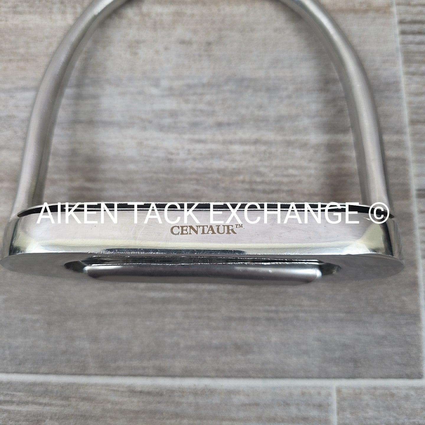 Centaur Fillis Stirrup Irons with Cheese Grater Pads 4.5"