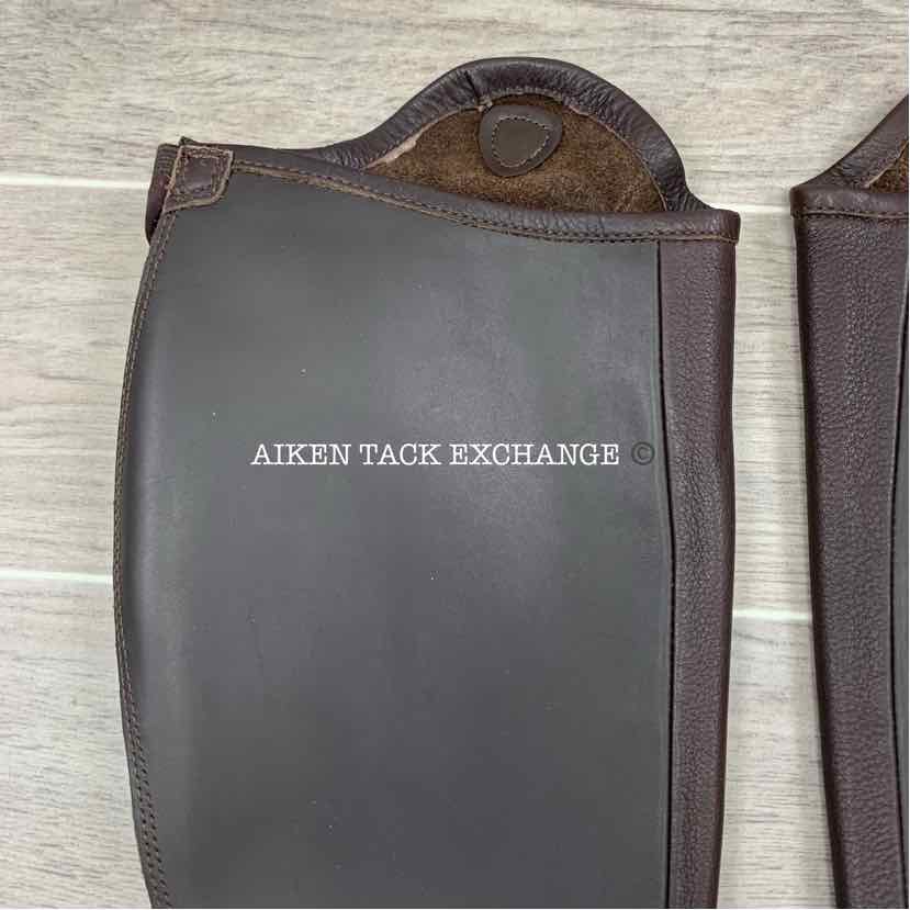 Schockemohle Tonics Sirius Half Chaps, Brown, Size 39 Calf 44 Height