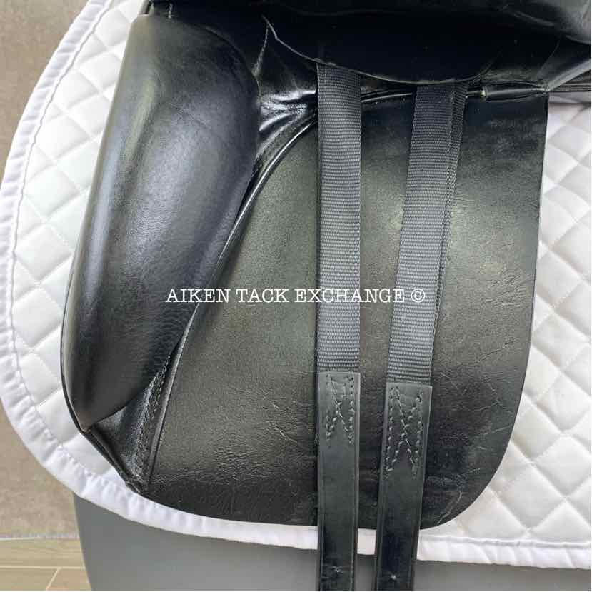 **SOLD** 2016 Stubben 1894 Dressage Saddle, 17.5" Seat, 32 cm Tree - Wide, Wool Flocked Panels