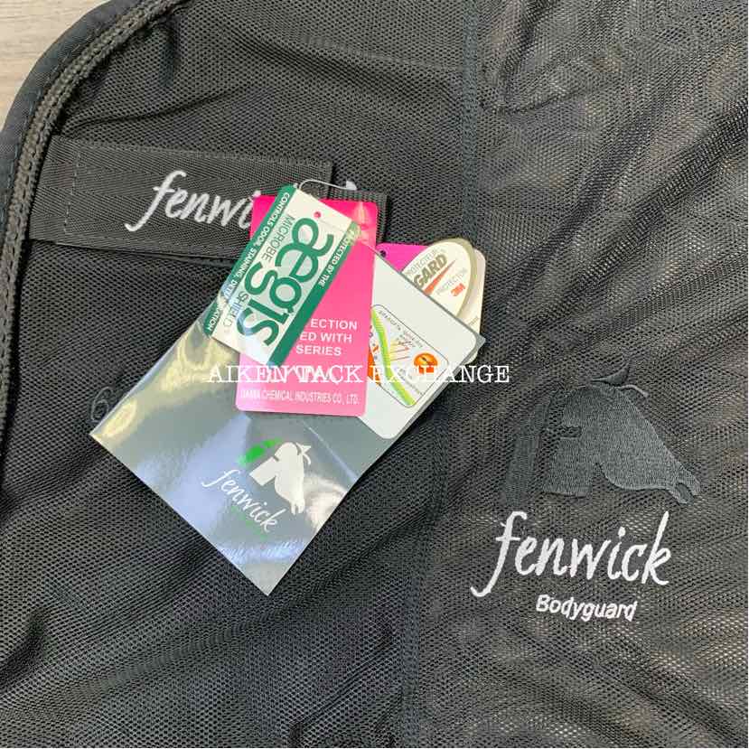 **CLEARANCE** Fenwick Equestrian BodyGuard Mesh Fly Sheet Cooler, Black, 66"