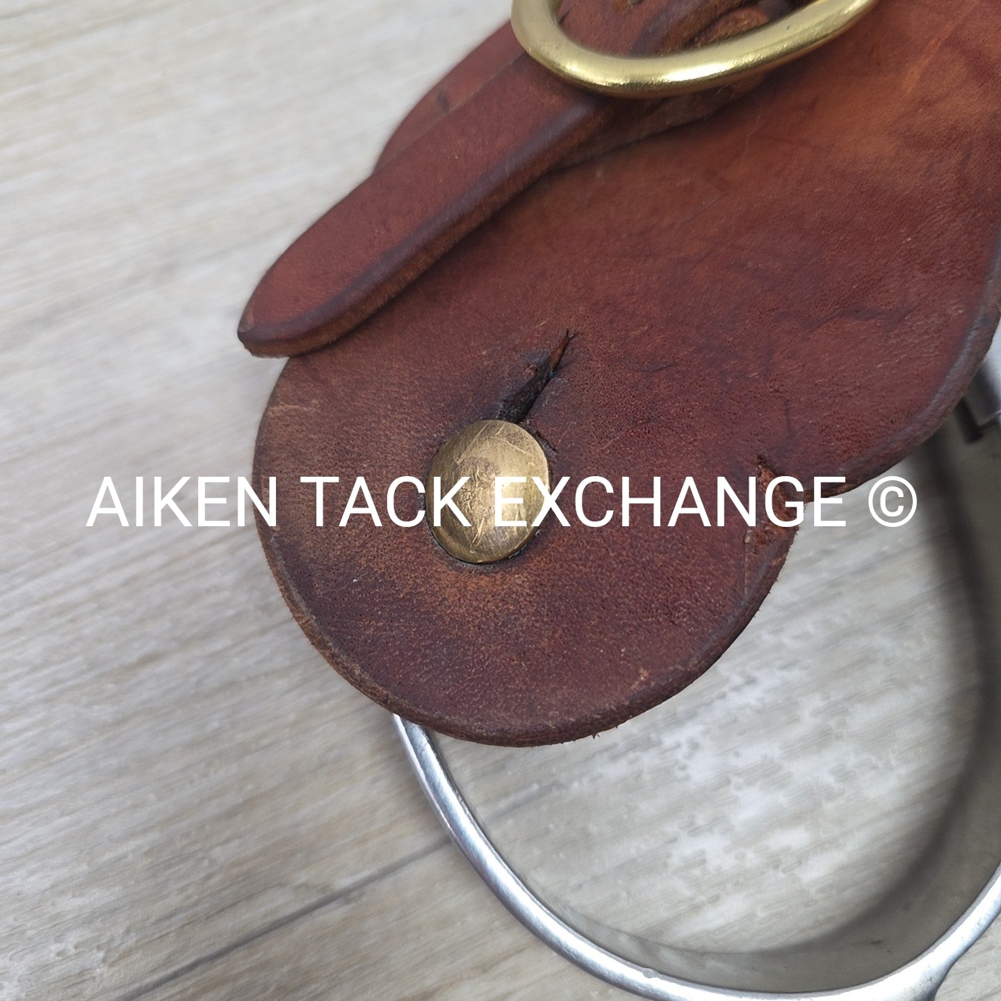 Western Rowel Spurs with Leather Straps