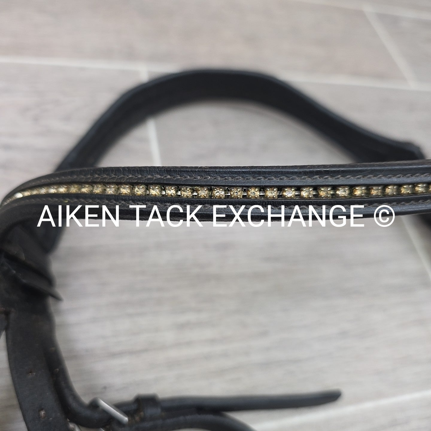 Passier & Sohn Fortuna Bridle, No Reins, Missing Flash Strap, Black, Size Full