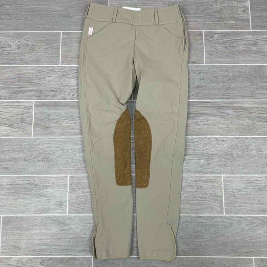 Tailored Sportsman Trophy Hunter Knee Patch Breeches, Size 24 R