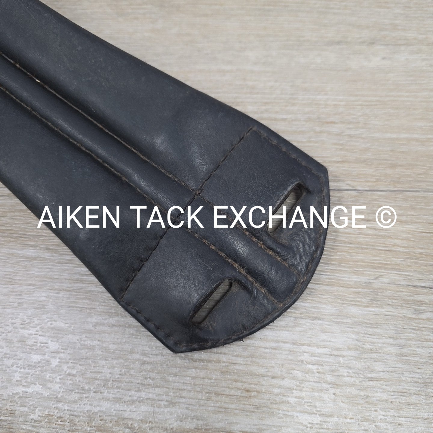 Trilogy Padded Leather Contour Girth, Black, 24"