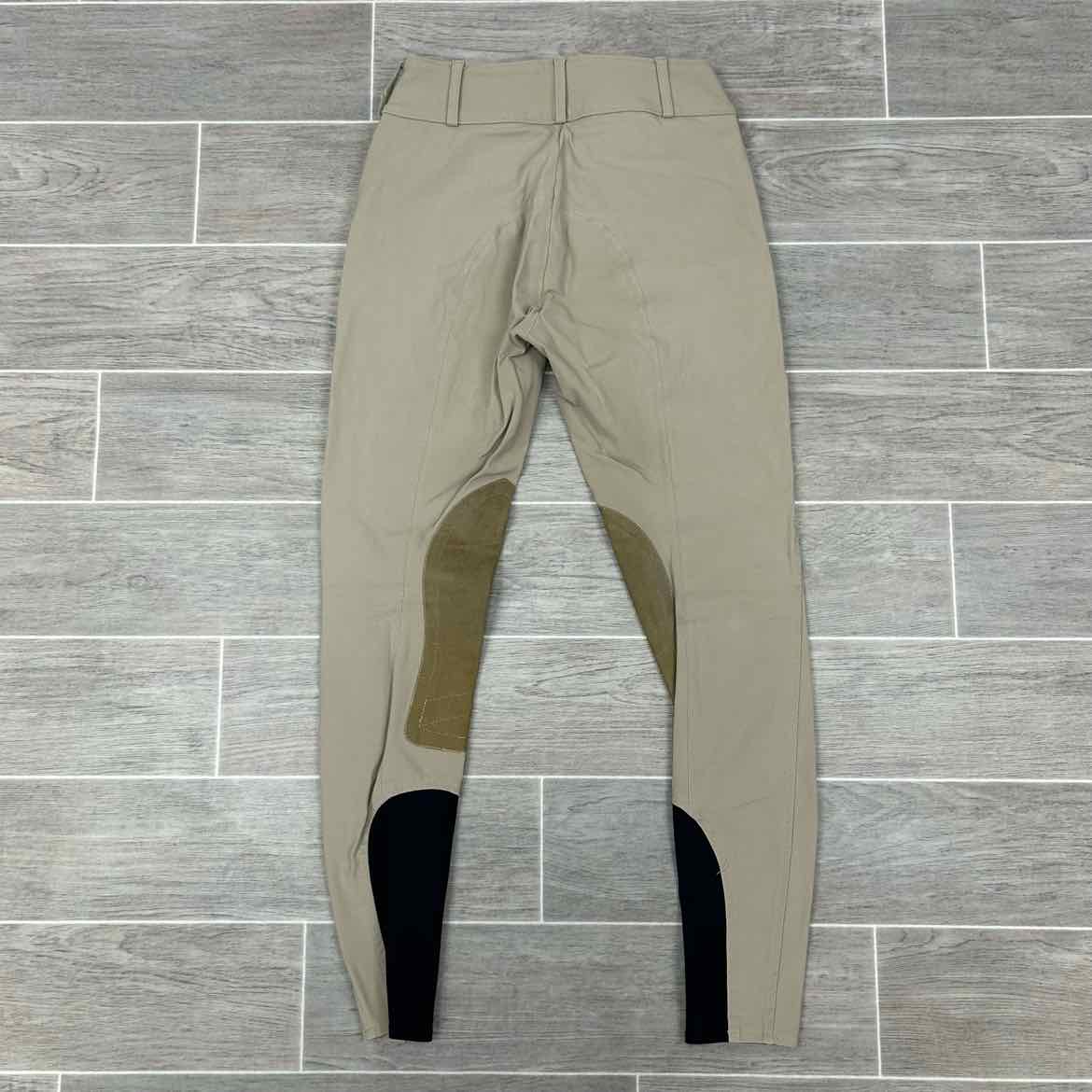 Tailored Sportsman Trophy Hunter Knee Patch Sock Bottom Breeches, Size 24