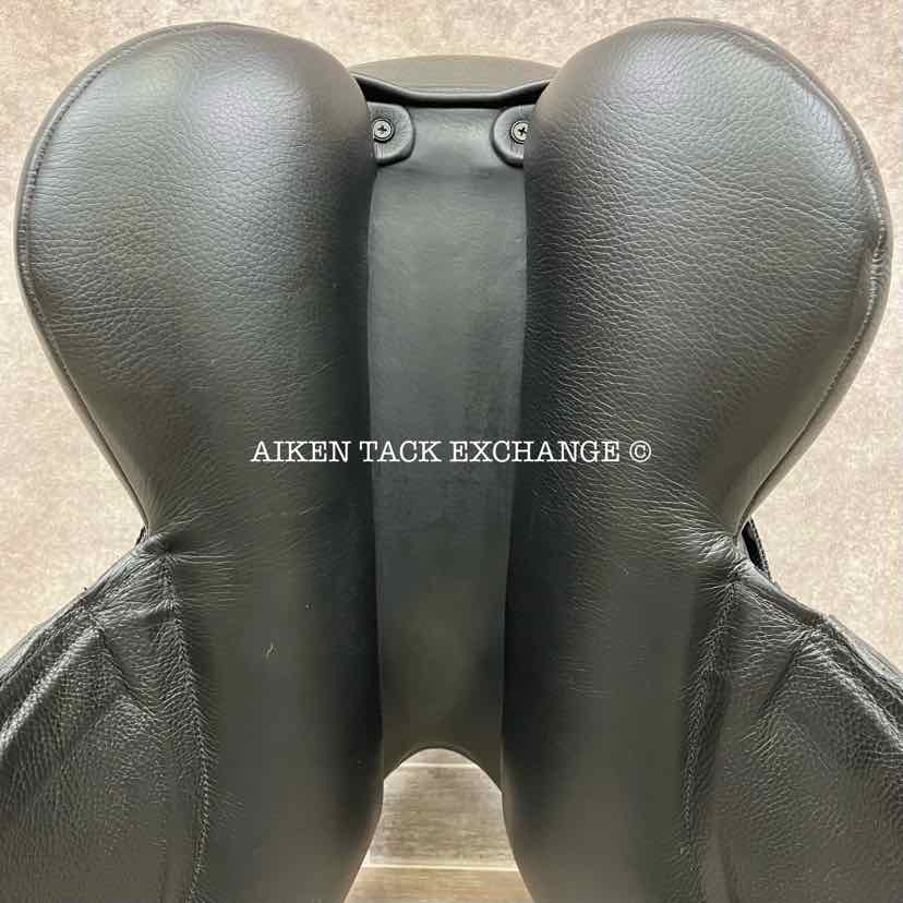 2023 Envy by Custom Saddlery Motion Monoflap Dressage Saddle, 17.5" Seat, Adjustable Tree, Wool Flocked Panels