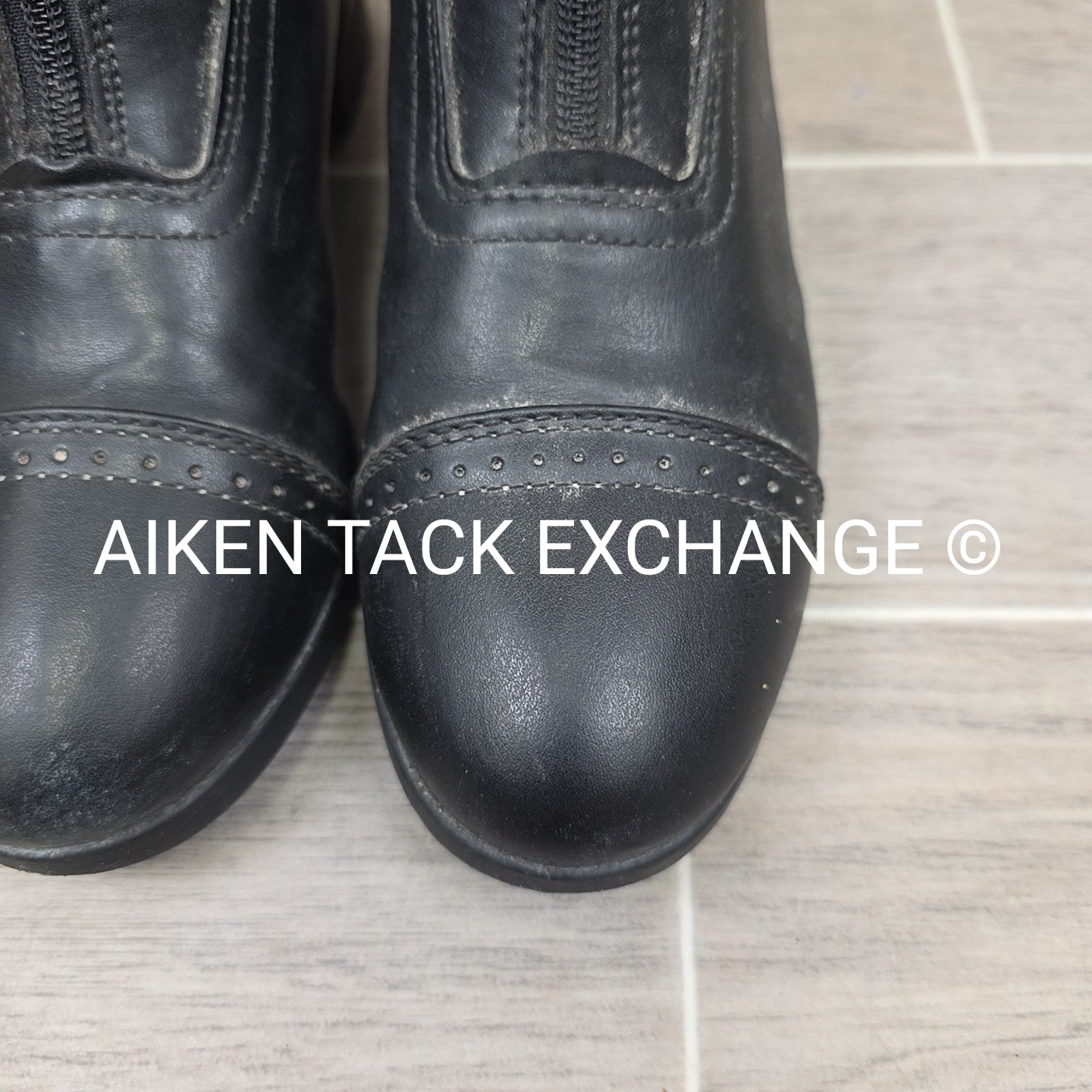 Saxon Syntovia Zip Paddock Boots, Size 5