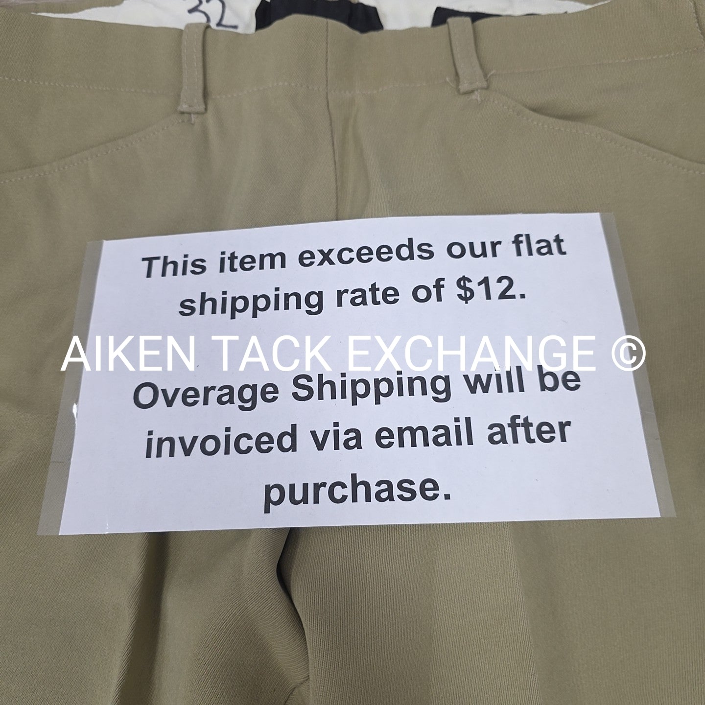 BARGAIN BUNDLE: 3 Pair Tailored Sportsman Knee Patch Breeches, Size 32