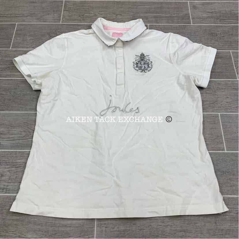 Joules Short Sleeve Polo Shirt, Size 14