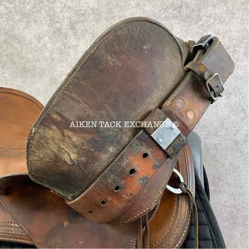 **SOLD** Ortho-Flex Western Saddle, 16" Seat, Wide Fit with Flex Panels