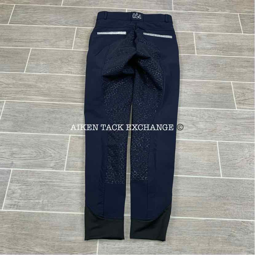 KL Select USG "Meghan" Silicone Full Seat Breeches, Size 22