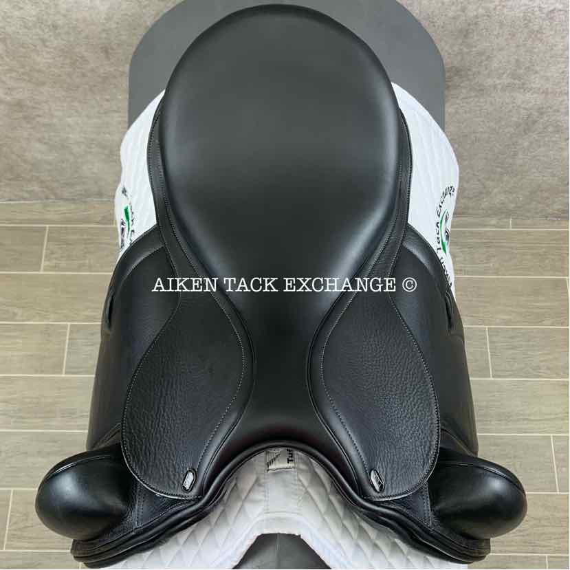 2019 PDS Carl Hester Integro II Monoflap Dressage Saddle, 18" Seat, Adjustable Tree - Changeable Gullet, Wool Flocked Panels