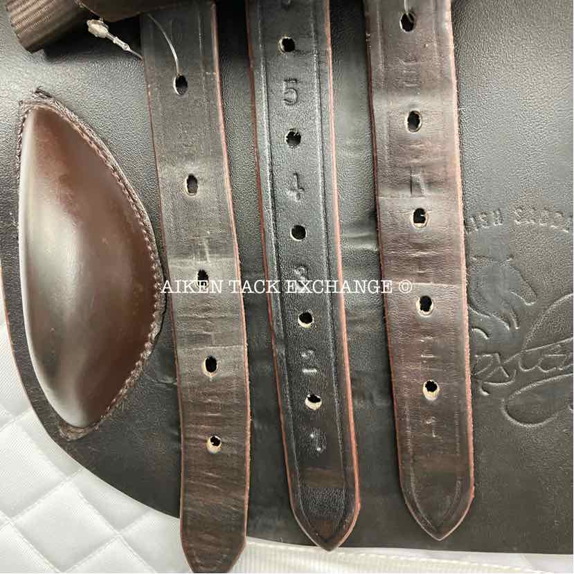 **SOLD** 2019 Loxley by Bliss Jump Saddle, 17.5" Seat, Adjustable Tree - Changeable Gullet, Wool Flocked Panels