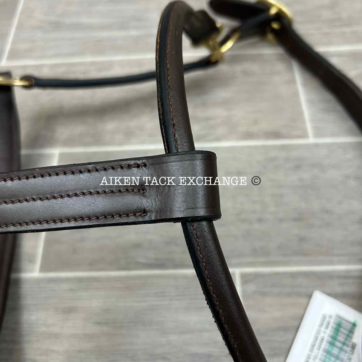 Premier Dorchester Padded Fancy Stitched Leather Halter, Size Full