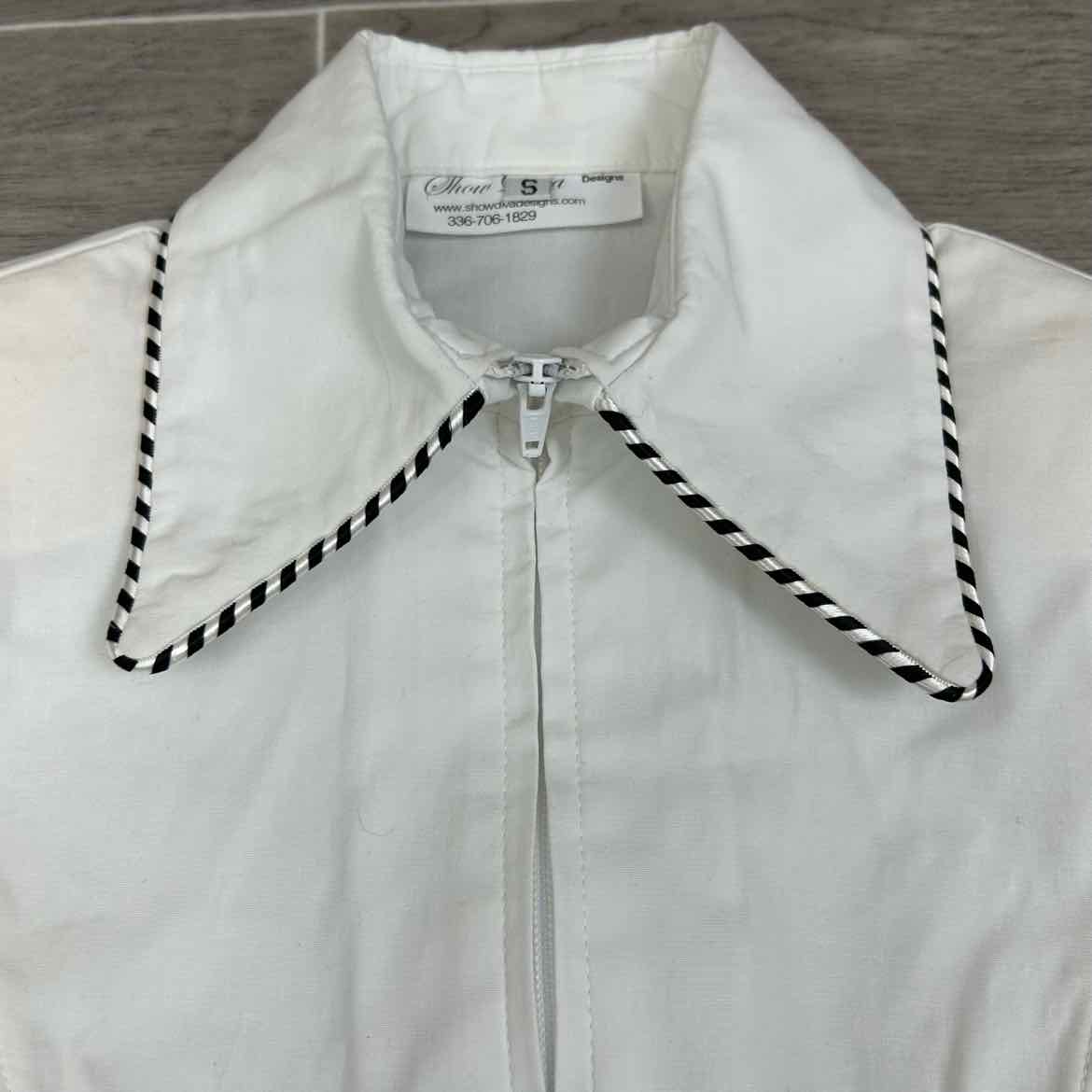 Show Diva Designs Long Sleeve Western Show Shirt, Size Small