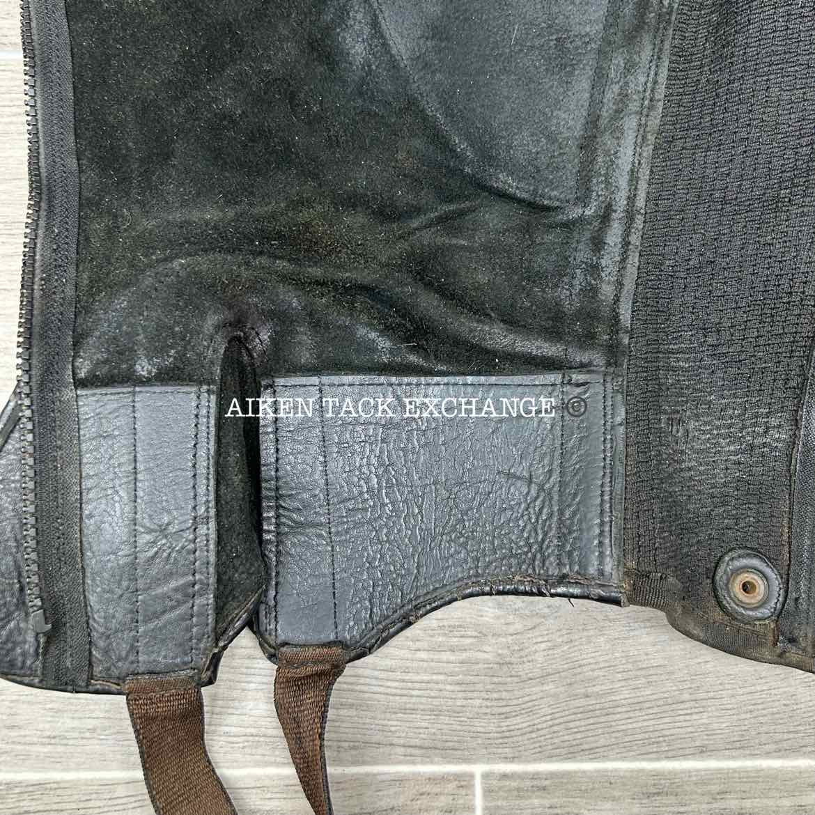 The Elite Leather Half Chaps, Size TL - S