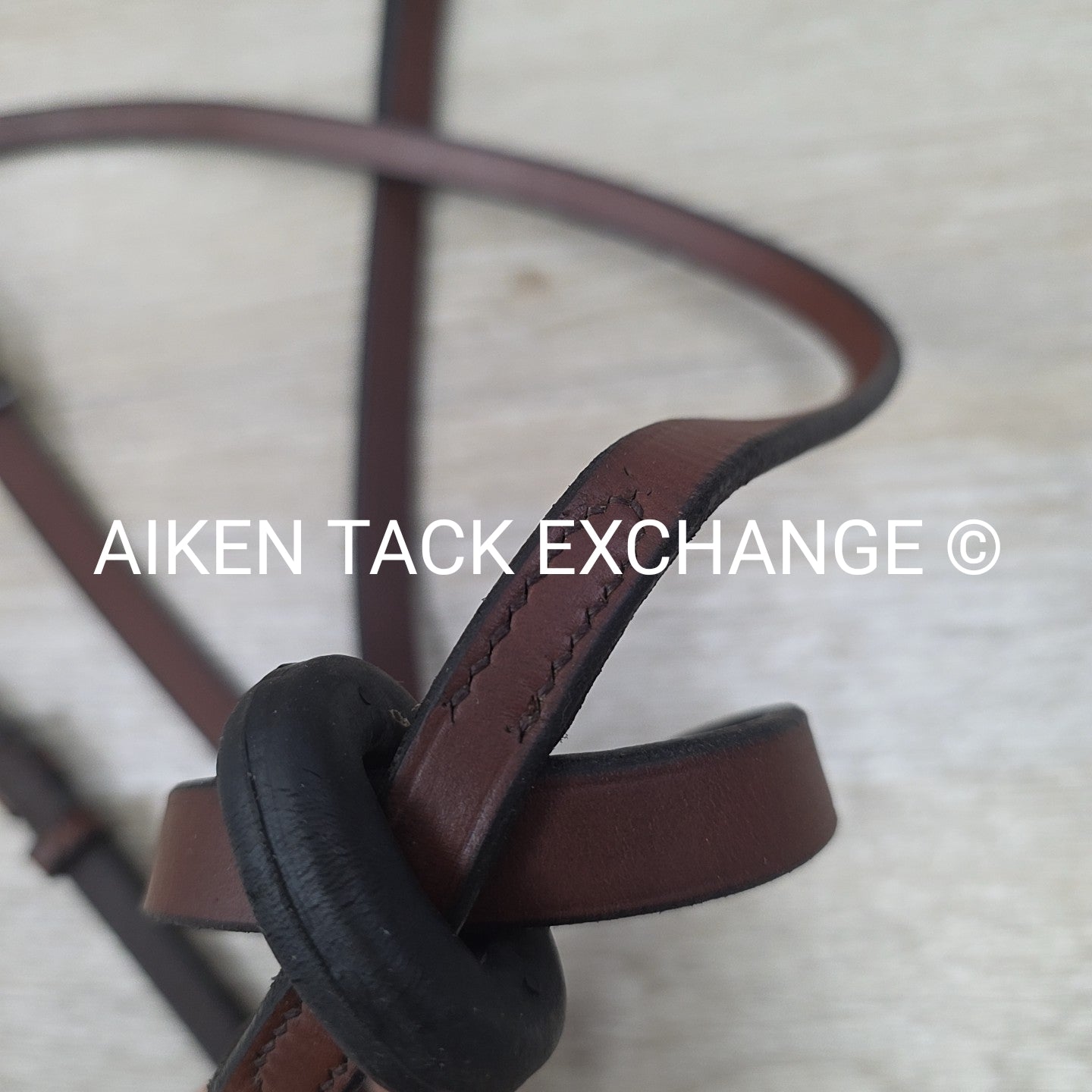 Plain Flat Standing Martingale, Brown, Size Pony