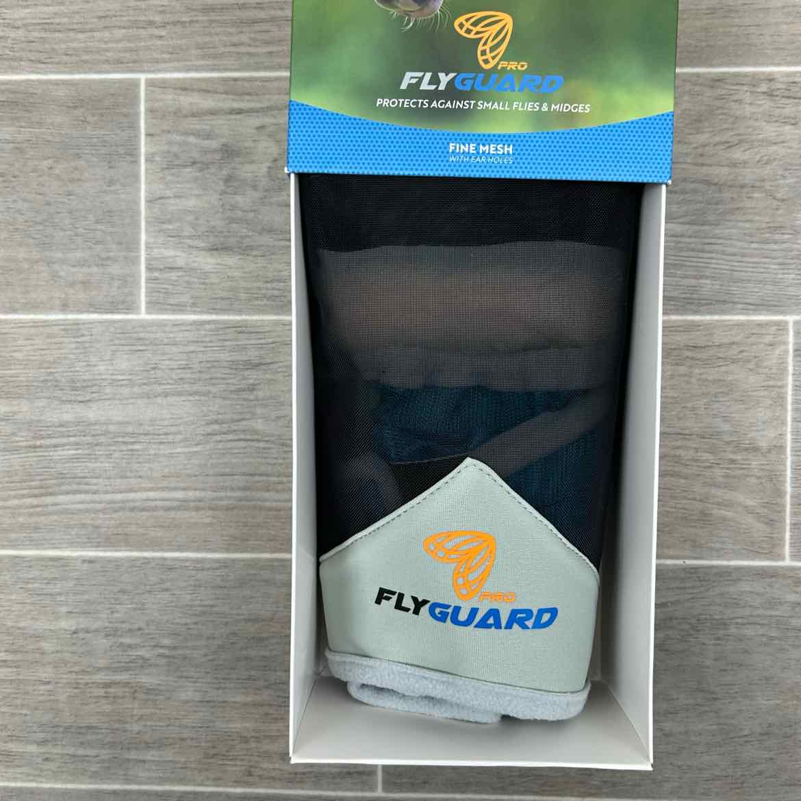 Shires FlyGuard Pro Fine Mesh Fly Mask with Ears, Size Cob