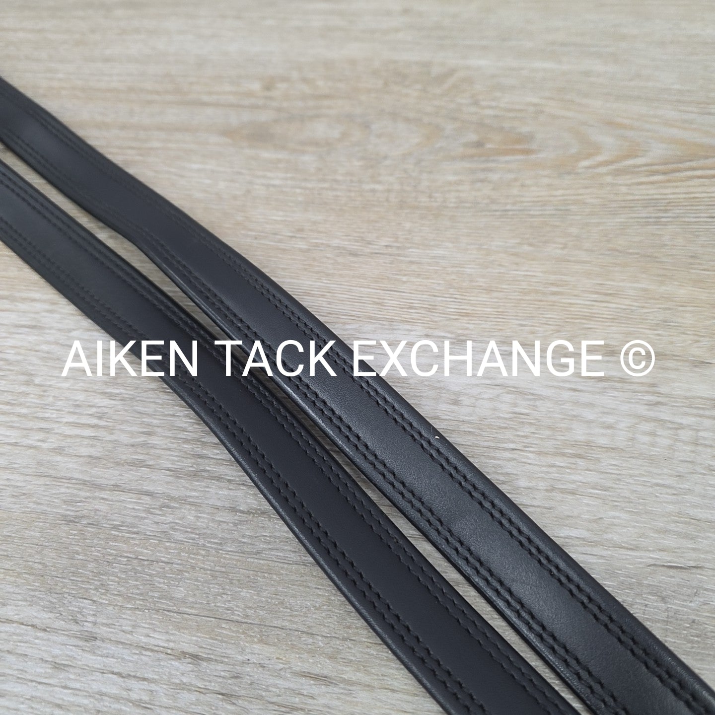 Shires Easy Care None Stretch Stirrup Leathers, Black, 54"