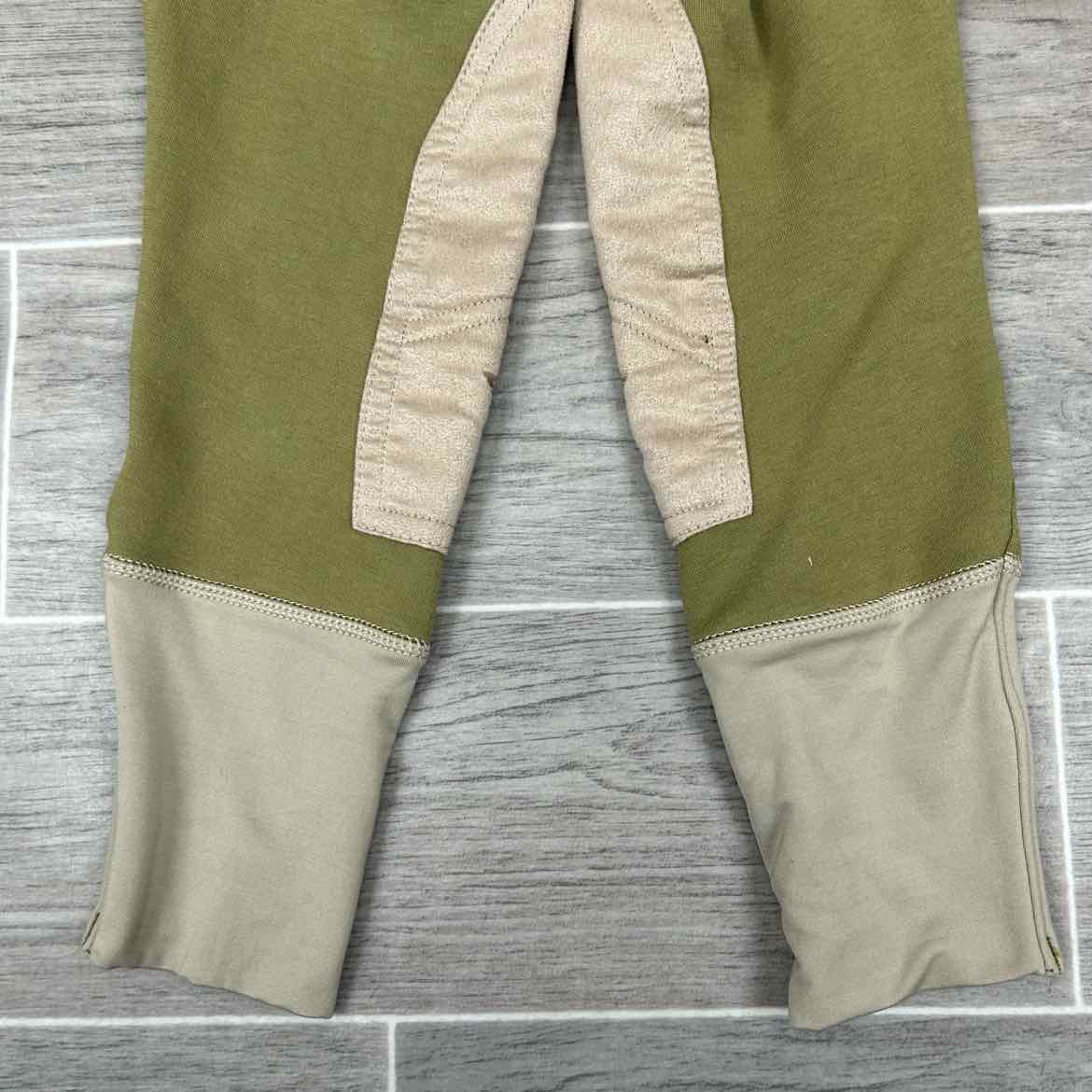 TuffRider Boys Petrol Knee Patch Breeches, Size 8