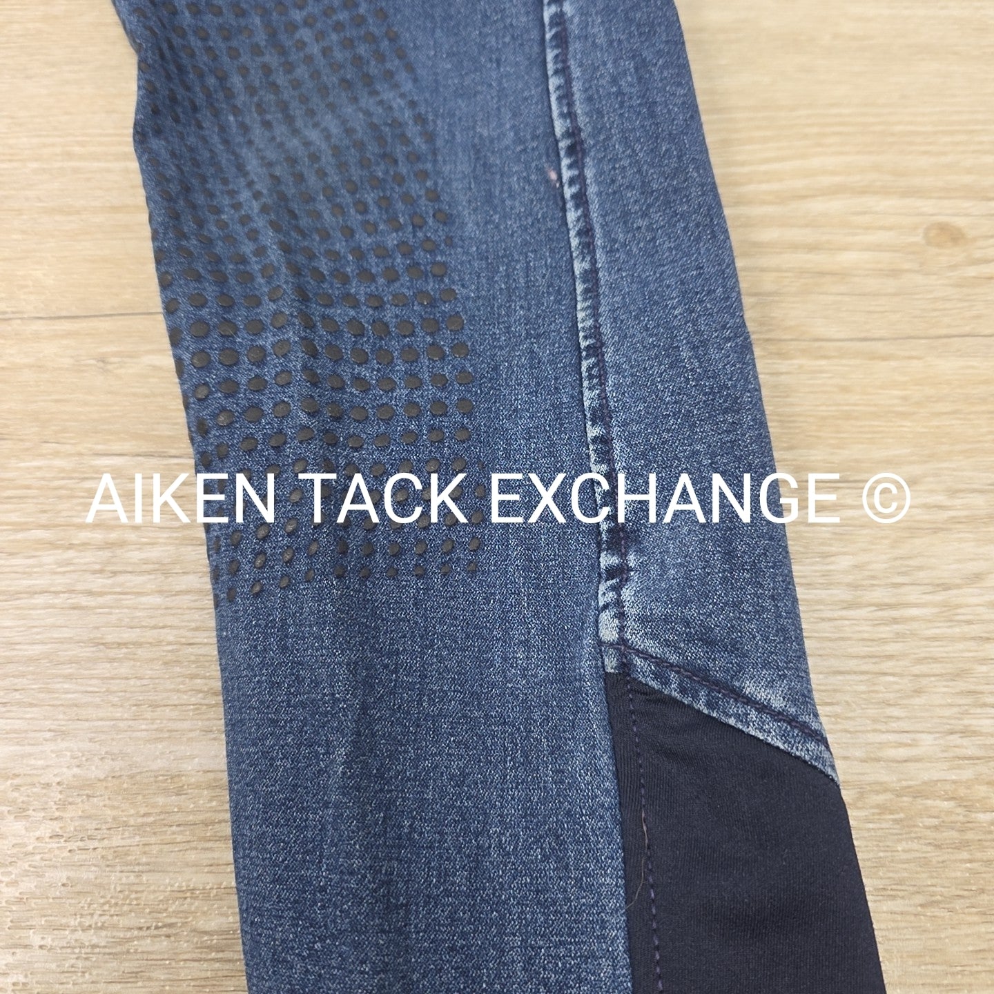 Horze Silicone Grip Full Seat Denim Breeches, Women's 24