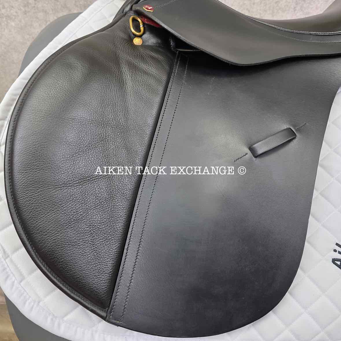 Albion Legend K2 All Purpose Saddle, 17.5" Seat, Adjusta-Tree: Set to Wide, Wool Flocked Panels