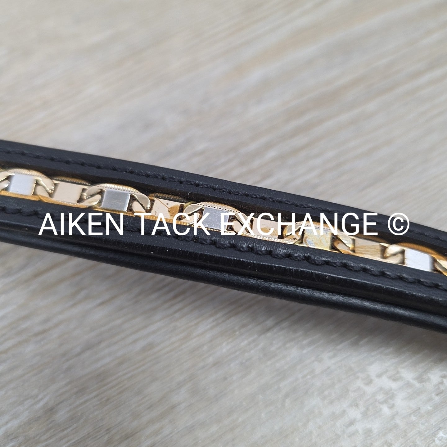 Kieffer Padded Bling Browband, Black, 15.5"