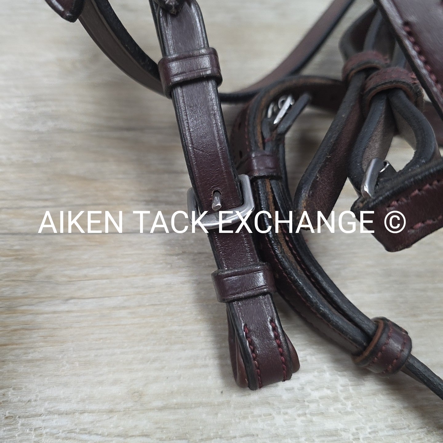 Artemis Equestrian Victory Bridle, Missing Browband, No Reins, Brown, Oversize