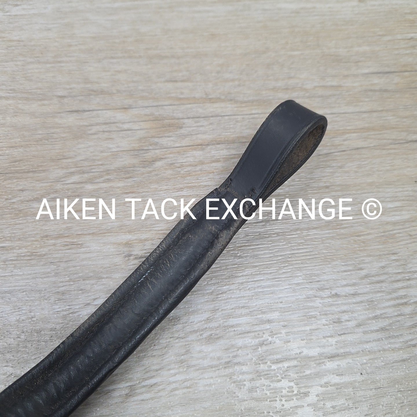 Padded Beaded Browband, Black, 15"