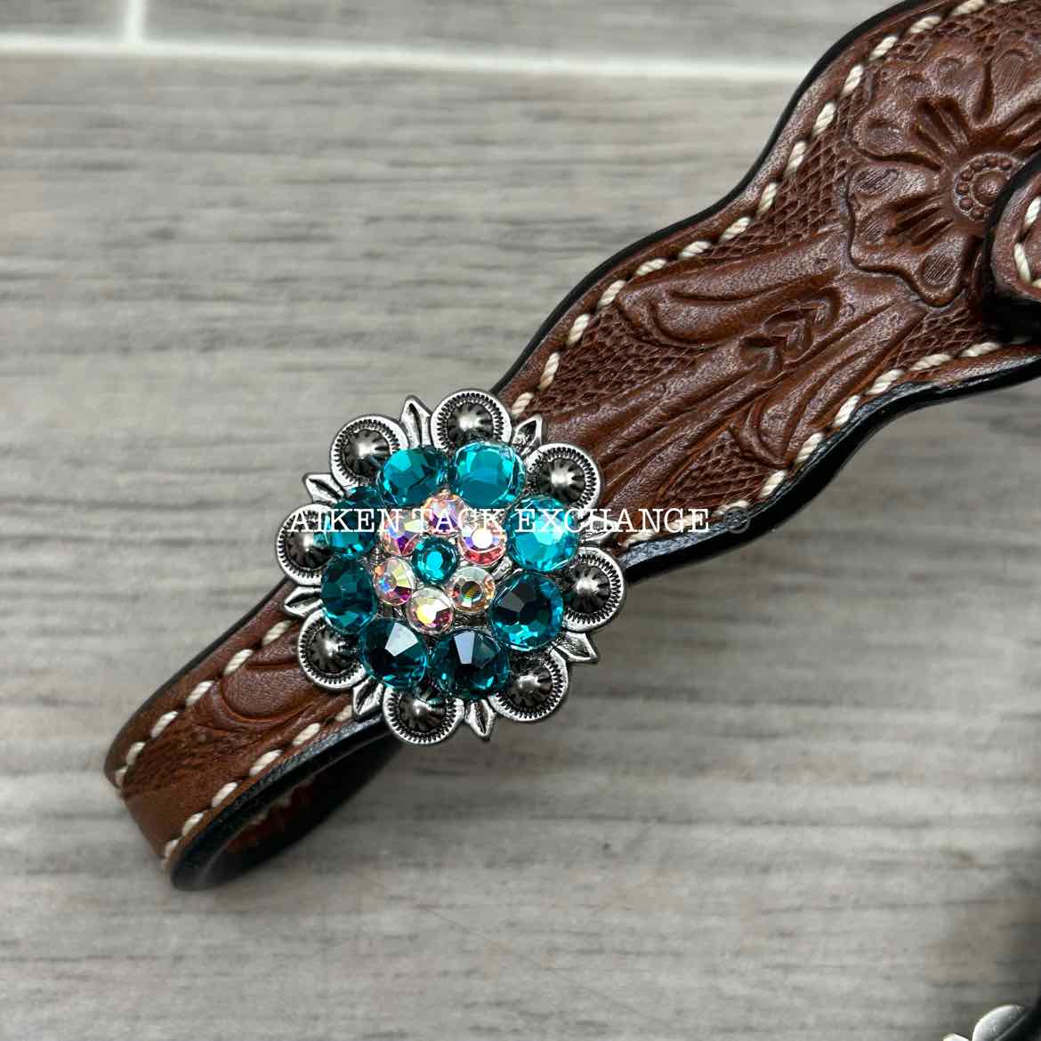 One Ear Western Headstall with Bling