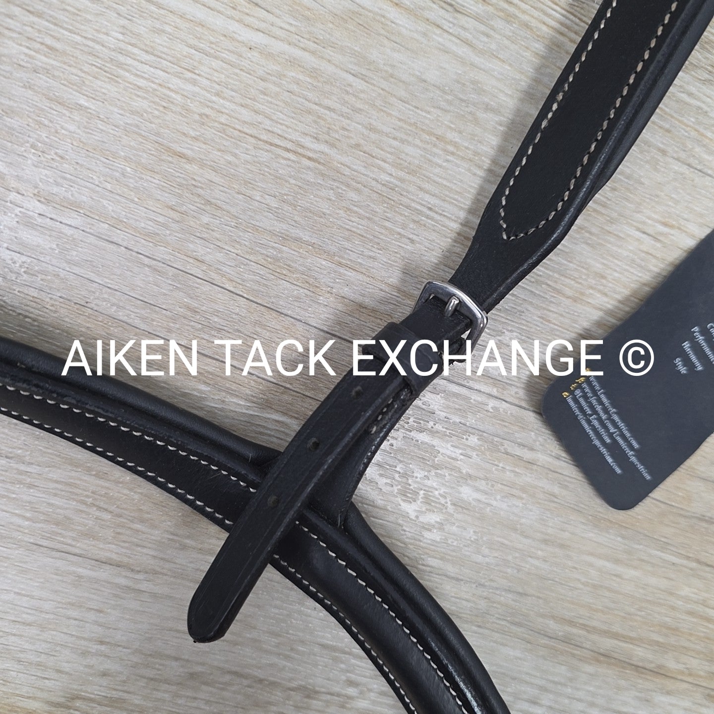 Lumiere "Anka" Breastplate with Running Martingale Attachment, Black, Size Full