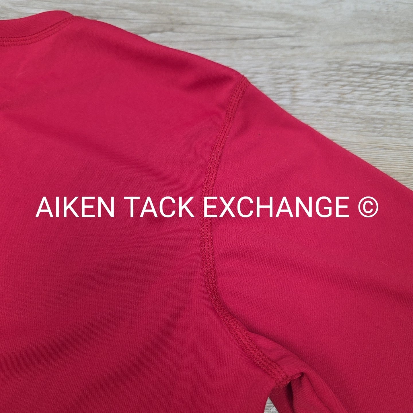 Asmar Equestrian Long Sleeve Crew Neck Top, Size X-Large