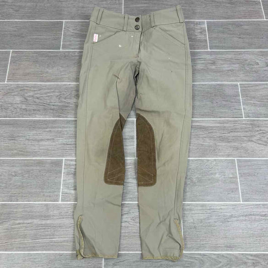 Tailored Sportsman Trophy Hunter Knee Patch Breeches, Size 14